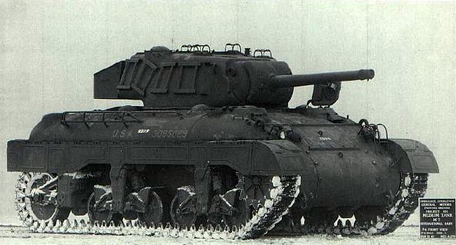 Третий прототип танка M7, 11 января 1943 года

