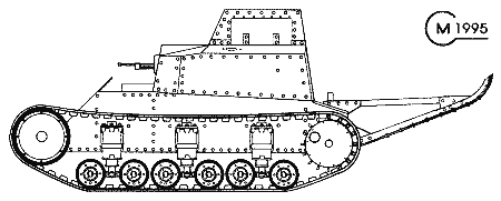 Второй образец танкетки Т-17 с гусеницей типа 