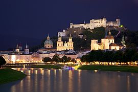 View of Salzburg City Centre