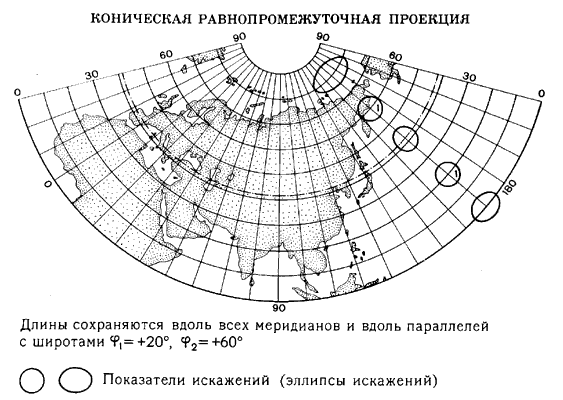 Реферат: Картографические проекции Геометрическая сущность