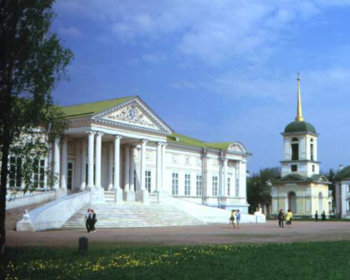Главный дом усадьбы Кусково.