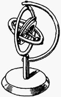 Гироскоп в кардновом подвесе