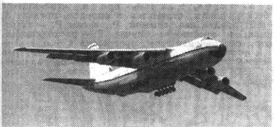 Транспортный самолёт Ан-124 Руслан (СССР) в полёте