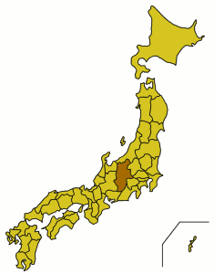 Расположение префектуры Нагано