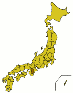 Расположение префектуры Нара