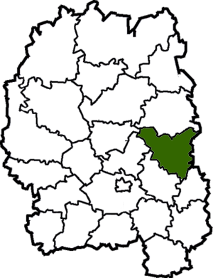 Радомышльский район на карте