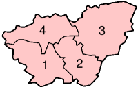Графство Южный Йоркшир, административное деление