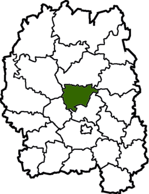 Володарско-Волынский район на карте