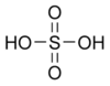 Серная кислота: структура