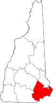 округ Рокингхэм на карте