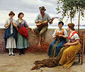 Blaas Eugene de The Serenade 1910 Oil On Canvas.jpg