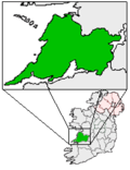 Ireland map County Clare Magnified.png