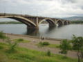 Kommunalny bridge in Krasnoyarsk.JPG