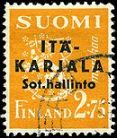 Stamp Karelia Finnish occupation 1941 2.75m.jpg