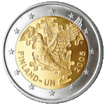 €2 commemorative coin Finland 2005.gif