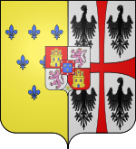 The arms of the Duke of Parma