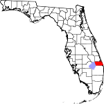 Округ Мартин на карте штата.