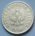 Poland 1 zlotih 1949-2.jpg