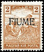 Stamp Fiume 1918 2f ovpt.jpg