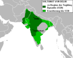 Sultanat von Delhi Tughluq-Dynastie.png