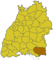 Равенсбург (район) на карте