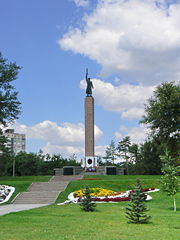 Обелиск на площади Чекистов
