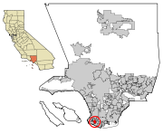 LA County Incorporated Areas Rolling Hills highlighted.svg