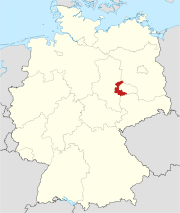 Анхальт-Биттерфельд (район) на карте
