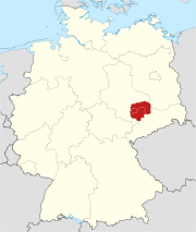 Дирекционный округ Лейпциг на карте