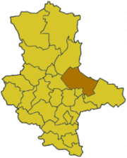 Анхальт-Цербст (район) на карте