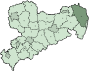 Нижнесилезская Верхняя Лужица  (район) на карте