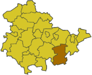 Заале-Орла (район) на карте
