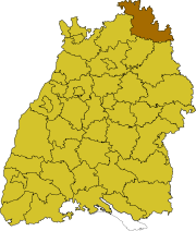 Майн-Таубер (район) на карте