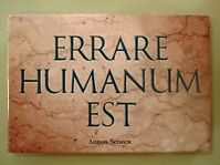 Errare humanum est.- Человеку свойственно ошибаться.