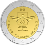 €2 — Бельгия 2008