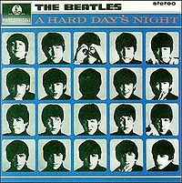 Обложка альбома «A Hard Day's Night» (The Beatles, 1963)