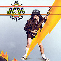 Обложка альбома «High Voltage» (AC/DC, 1976)