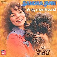 Обложка сингла «Andy Mein Freund» (Сандра, 1976)