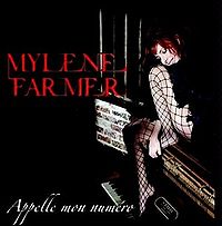 Обложка сингла «Appelle mon numéro» (Милен Фармер, 2009)