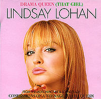 Обложка сингла «Drama Queen (That Girl)» (Линдси Лохан, 2004)