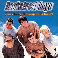 Обложка сингла «Everybody(Backstreet's back)» (Backstreet Boys, 1997)