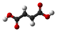 Фумаровая кислота: вид молекулы
