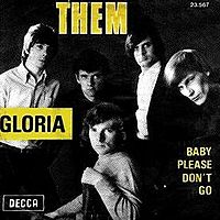 Обложка сингла «Gloria» (Them, 1965)