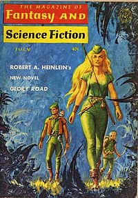 обложка журнала Fantasy & Science Fiction за июль 1963 г.
