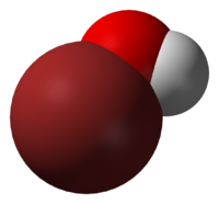 Бромноватистая кислота: вид молекулы