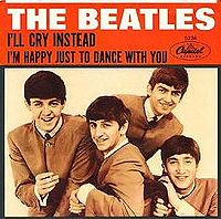 Обложка сингла «I’m Happy Just To Dance with You» (The Beatles, 1964)