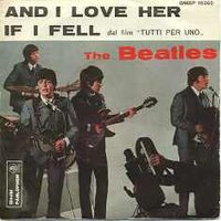 Обложка сингла «If I Fell» (The Beatles, 1964)