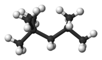 Изооктан: вид молекулы