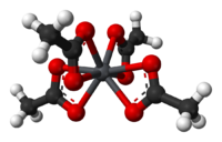 Ацетат свинца (IV): вид молекулы