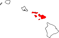 округ Мауи на карте